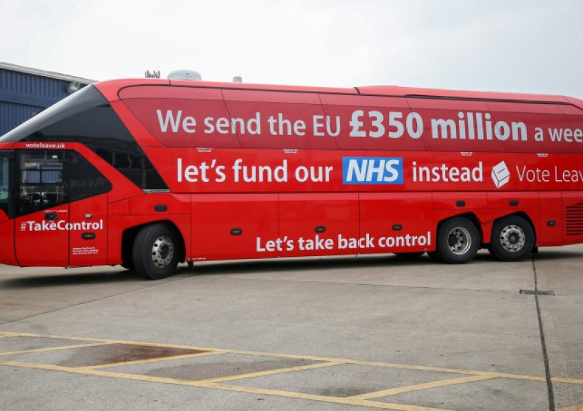 Великобритания глоби кампанията за "Брекзит" за фалшифицирани разходи