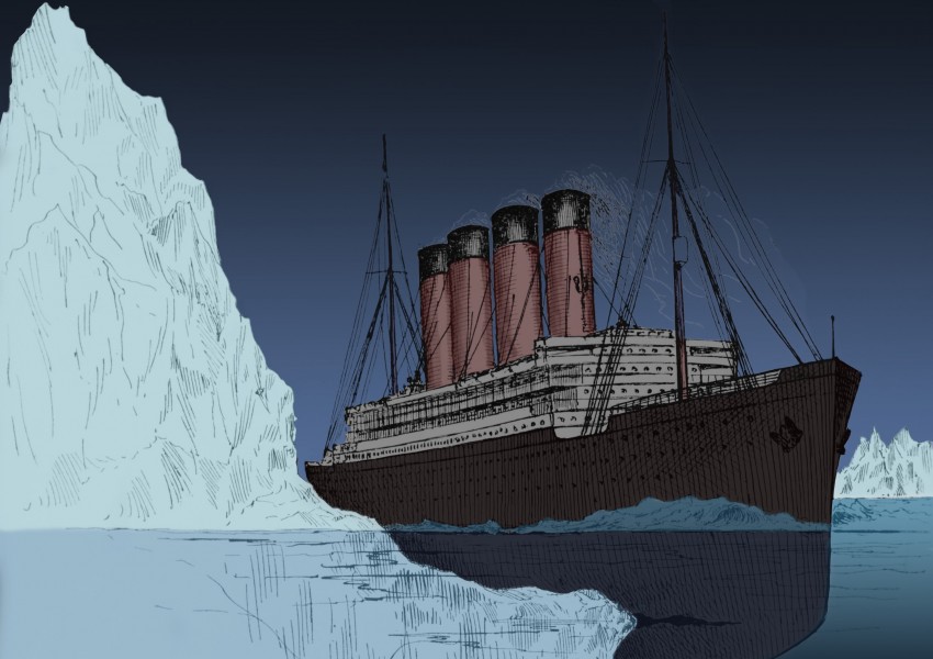 „Титаник“ е потънал заради оптична илюзия?