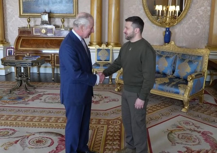 Лондон: Чарлз Трети прие в Бъкингамския дворец украинския президент Зеленски