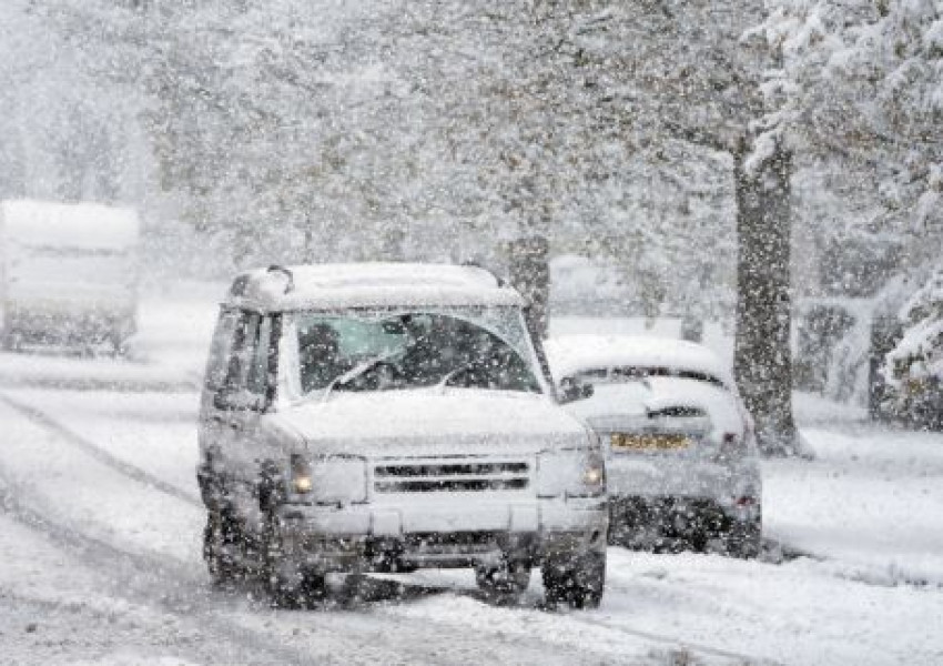 Първи сняг на Острова