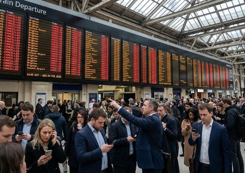 Извънредно: Дерайлирал влак блокира основни линии към London Bridge и Gatwick