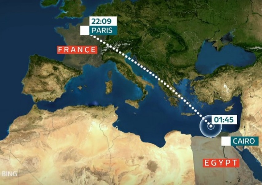 Откриха една от черните кутии на изчезналия египетски самолет