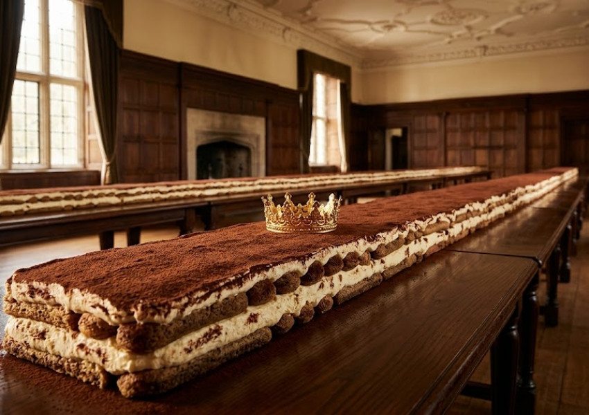 Световен рекорд в Лондон: 100 италиански готвачи направиха най-дългото тирамису в света