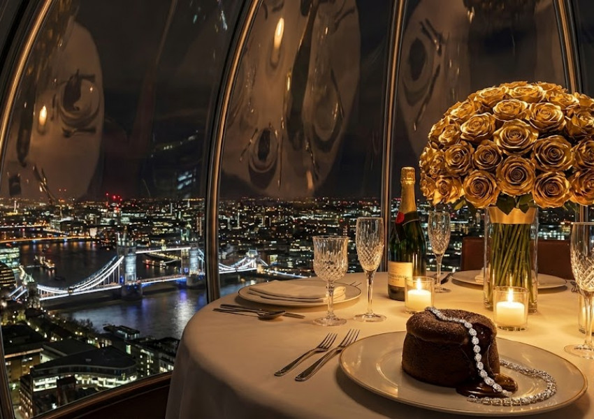 £20,000 за вечеря в Лондон за ''Свети Валентин'' - десерта е с диаманти