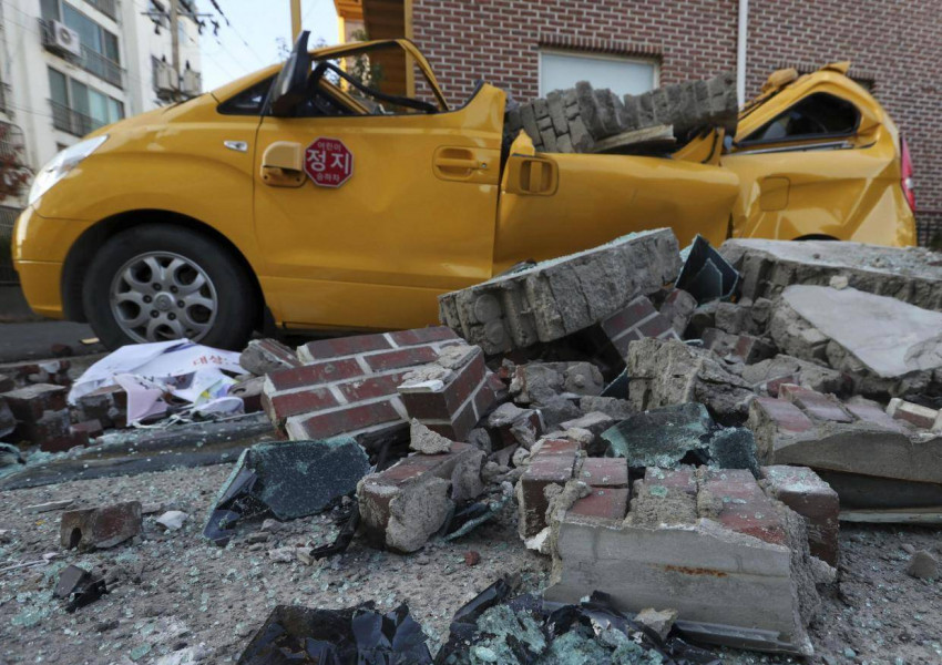 Мощен трус удари Южна Корея