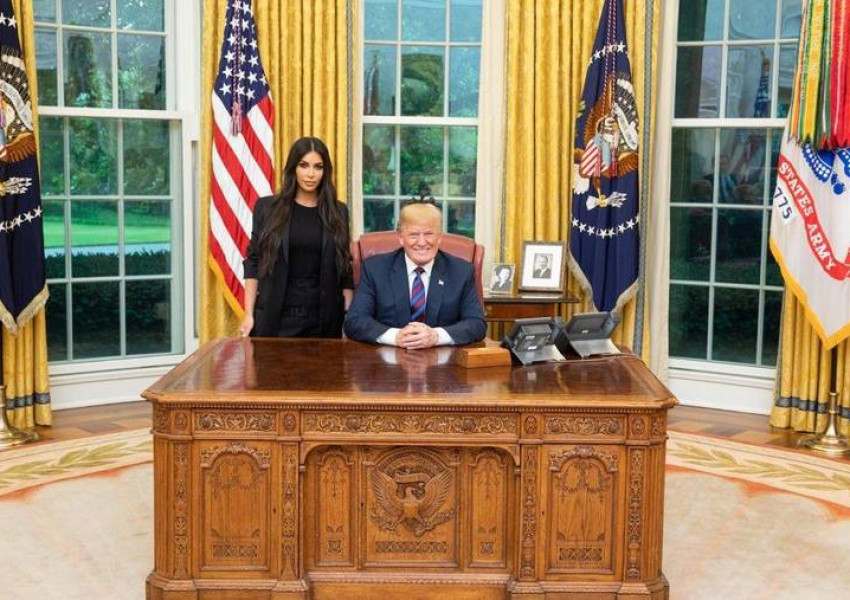 Доналд Тръмп се срещна с Ким Кардашиян (СНИМКА)
