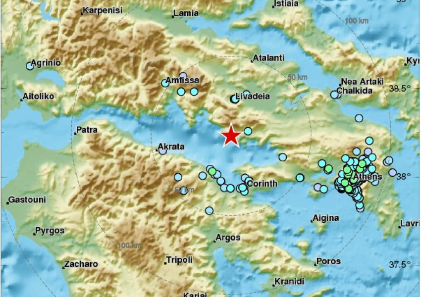 Силно земетресение разлюля Гърция