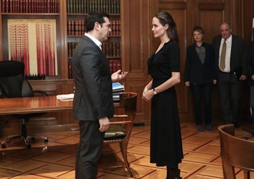 Анджелина Джоли се срещна с Ципрас (СНИМКИ+ВИДЕО)