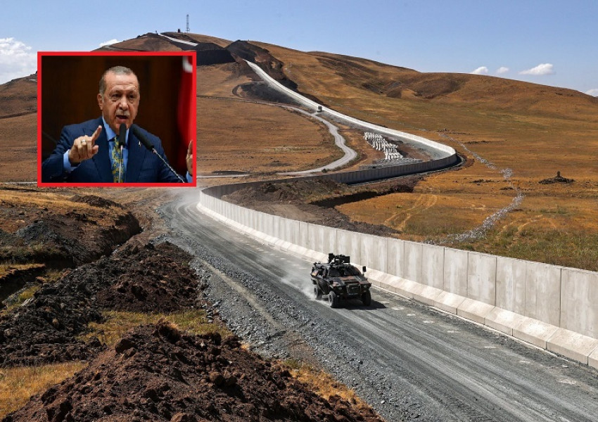 Турция вдига стена на границата с Иран