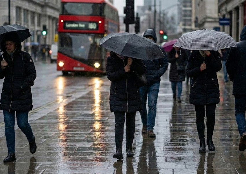 Жълти кодове за дъжд и наводнения в половин Великобритания