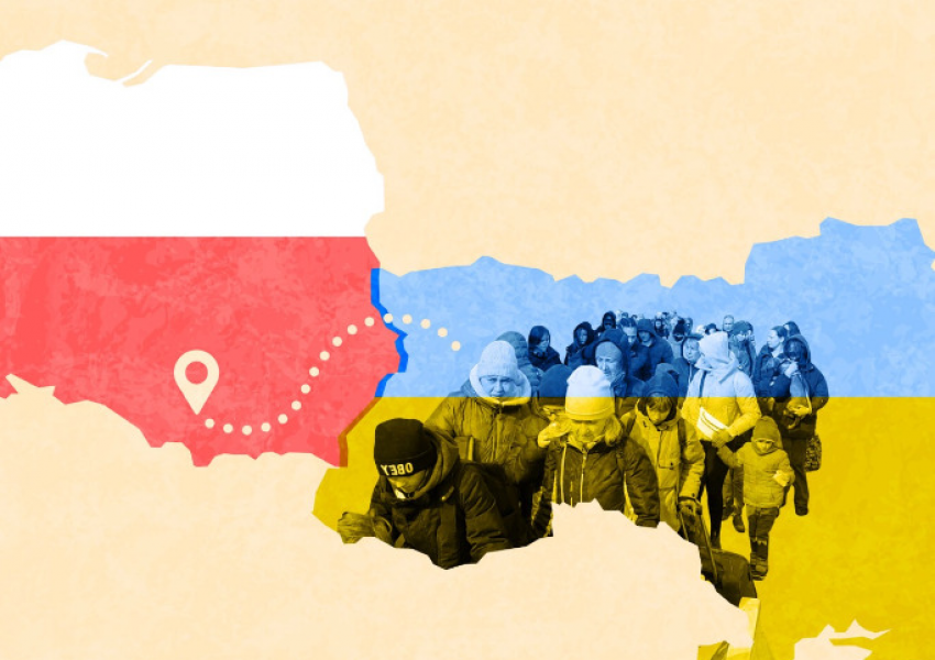 Броят на украинските бежанци в Полша надхвърли 4 милиона човека