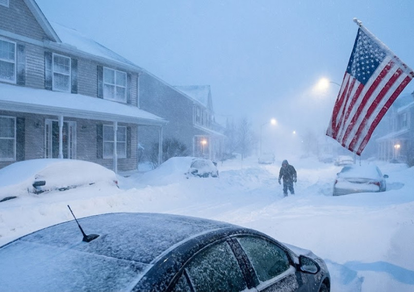 СНЕЖНА БУРЯ В САЩ: Тръмп обяви бедствено положение в 12 щата, температурите падат до -20°C