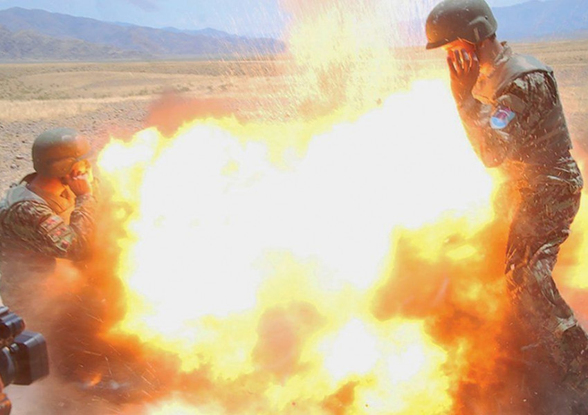 Военен фотограф засне собствената си смърт