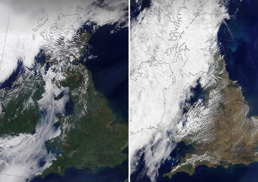 Уникални кадри! Великобритания промени цвета си заради жегата!