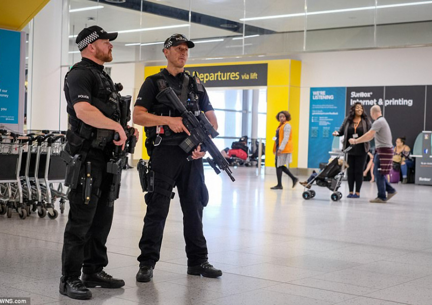 Лондон: Антитерористи арестуваха на летище Гетуик мъж, който е шпионирал в полза на Русия