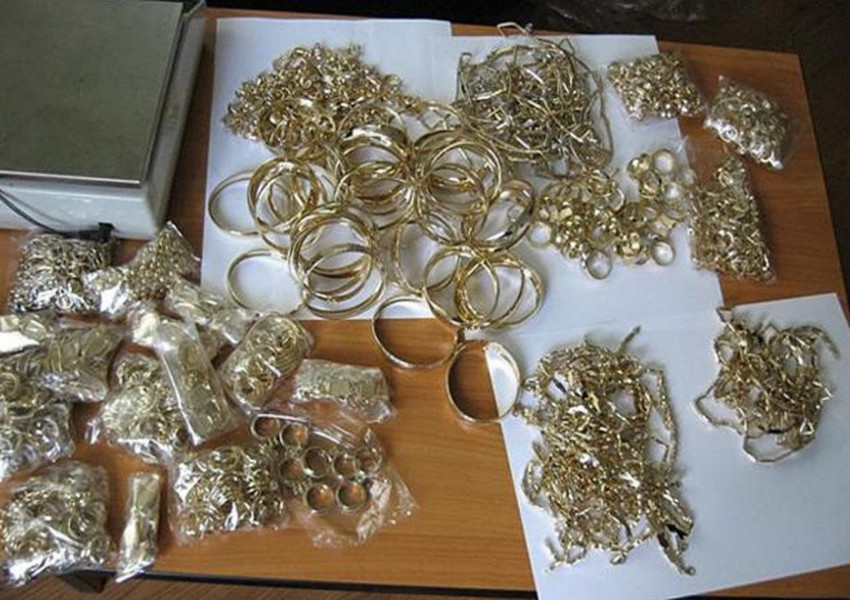 Конфискуваха над килограм златни накити на българска граница предназначени за Великобритания